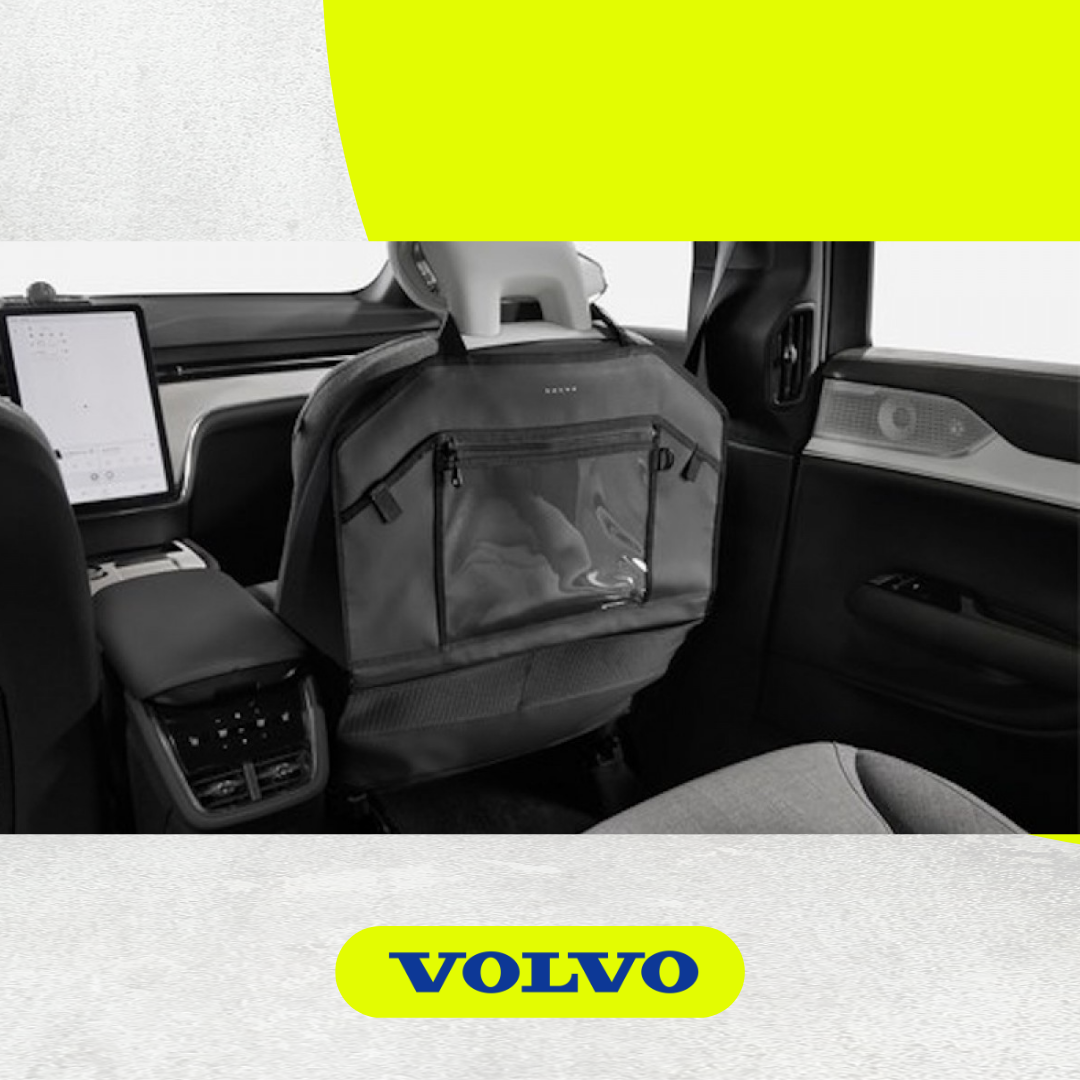 32367093-VOLVO KOLTUK ARKASINA TAKILAN TEKMELİK SİYAH, TÜM MODELLERE UYGUNDUR